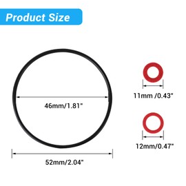 Carburetor Bowl Gasket Kit Compatible with Hon da GX240 GX270 GX340 GX390, Bowl Gaskets and Bolt Washer Compatible with GX390 GXV270 GXV340 GXV390, Replace 16010-ZE2-812