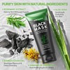 Blackhead Remover Mask, Purifying Peel Off Charcoal Masks Kit, Black