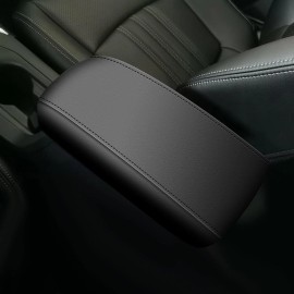 WeBIyds Car Central Storage Lid Armrest Cover Pad Faux Leather For 2013-2018 Toyota RAV4