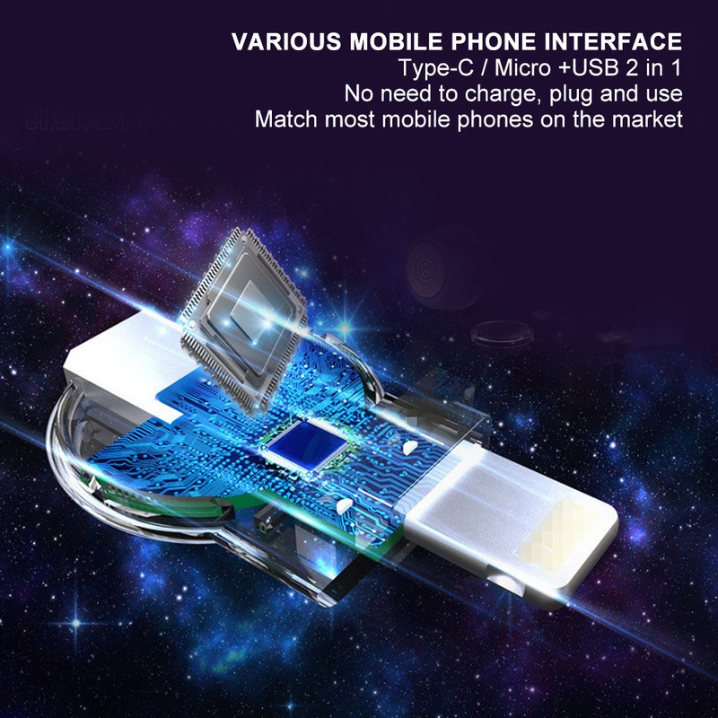 Magnet Adsorption Mobile Phone Electric Beard Shaver Portable Hair Shaver