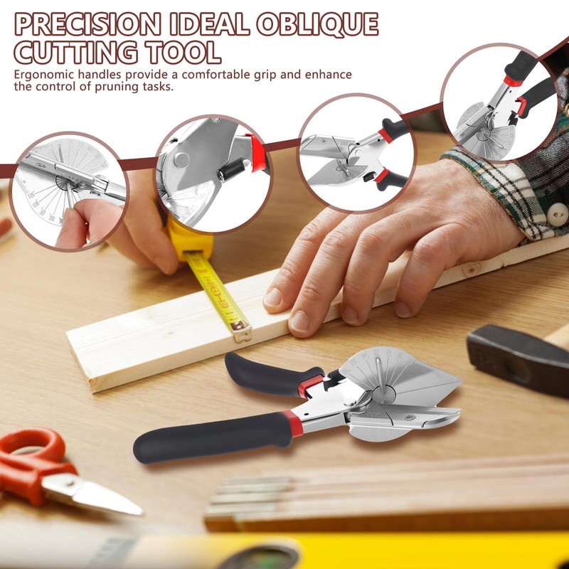 Abizarch Multi Angle Trunking Shears High Carbon Steel Miter Shears
