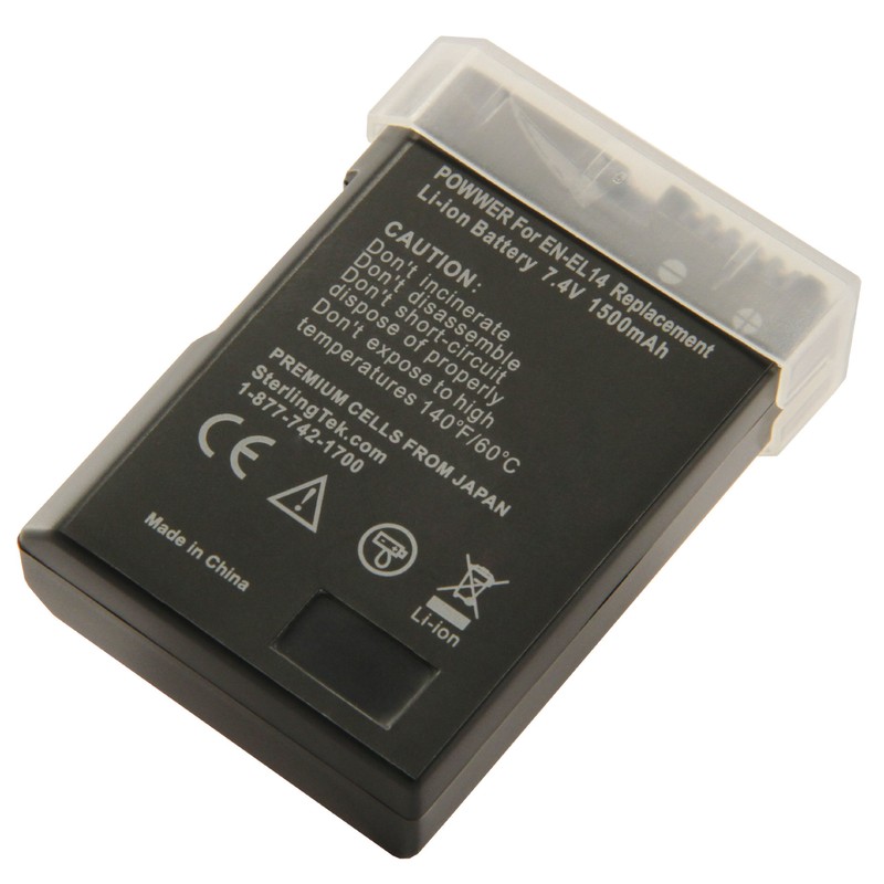STK EN-EL14 EN-EL14a Battery Pack for Nikon D3200 D3400 D3500