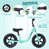 WEEROCK 12" Toddler Balance Bike for 2-5 Years Kids, No
