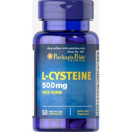 Puritan's Pride L-Cysteine 500 mg-50 Capsules