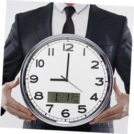 Operitacx 3pcs Lcd Wall Clock Digital Calendar Large Display Lunar Calendar Perpetual Calendar Temperature Easy to Read for Seniors