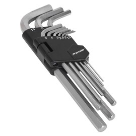 Sealey Ak7136 Hex Key Set 9Pc Long Metric