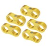 X AUTOHAUX 5pcs AN10 Hose Separator Clamp Fuel Line Connector
