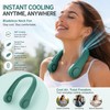 Portable Bladeless Neck Fan for Hands-Free Cooling – 5-Speed USB