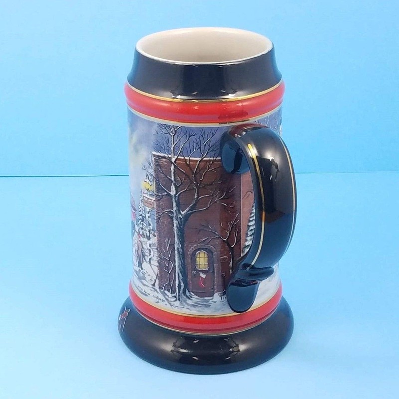 1992 BUDWEISER A PERFECT CHRISTMAS HOLIDAY STEIN NEW by Budweiser