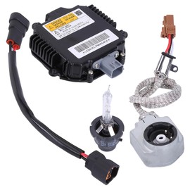 28474-89904 Xenon HID Ballast Headlight Control Unit with Igniter & D2S Bulb Compatible for Nissan Altima Maxima Murano 370Z 350Z, for Infiniti G35 G37 FX35 FX45 QX56 QX70 QX80 Replace 28474-8991A