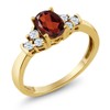 Gem Stone King 18K Yellow Gold Plated Silver Gemstone Birthstone