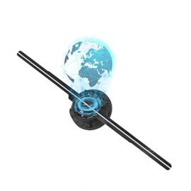 HFZ 16.5-Inch 3DhologramFan with WiFi and App Control, 232 Brightness LED Beads, Bluetooth Sound Sync, Custom Video Library, Remote Control, Portable Design for Trade Shows, Parties, and Events