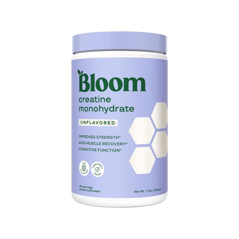 Bloom Nutrition Creatine Monohydrate Powder (40 Servings) - Supports Energy,