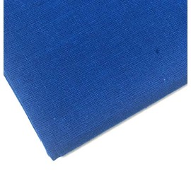 Plain 100% Cotton Fabric - 60 INCH Wide - 10 Colors by M&J® (Royal Blue, 1 METRE)
