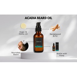 Roosevelt Supply Co. - Mens Beard Oil, Leave In Beard Conditioner for Men, Beard Softener for Men, Mens Beard Care Products, Beard Growth Oil 2 FL Oz (2 FL OZ, Cedar & Fir)