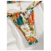 SHENHE - Conjunto de bikini triangular floral de dos piezas