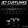 Concord Aerospace JET CUFFLINKS ® | Handcrafted Aviation cuff-link from