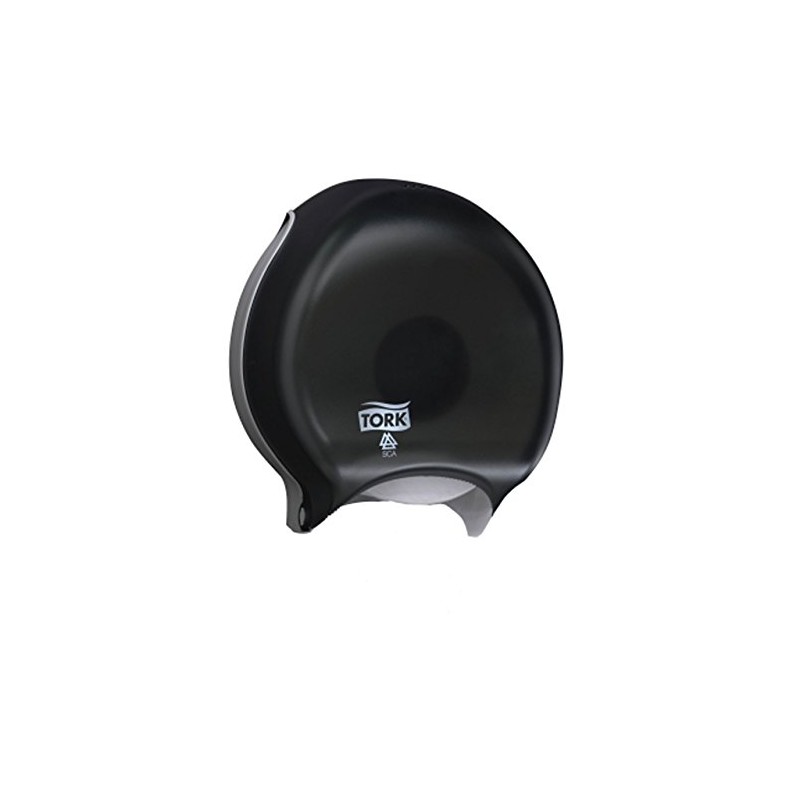 Tork 66TR Toilet Tissue Single Jumbo Roll Dispenser, Smoke
