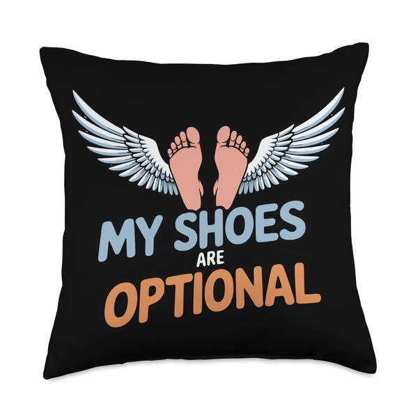 Barefoot Throw Pillow