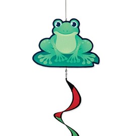 Premier 23153 Wind Garden Twister with Twisting Tail, Garden Frog