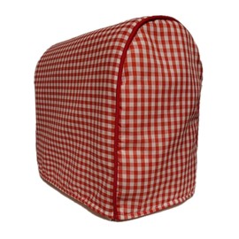 Simple Home Inspirations Red Check Cover Compatible for Kitchenaid Stand Mixer (Tilt)