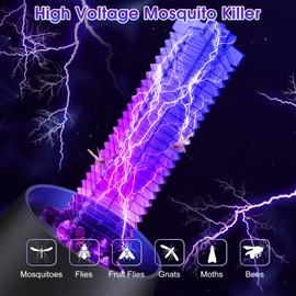 Bug Zapper Outdoor and Indoor, Insect Fly Trap, Mosquito Zapper Fly Zapper with High Powered UV LED Light, Mosquito Killer Lamp for Home, Backyard, Patio, Camping