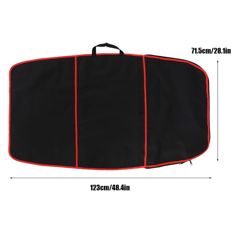Durable Surfboard Bodyboard Cover Polyester Carry Bag Surfing Accessory(red stripe)