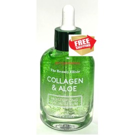 The Beauty Elixir *COLLAGEN & ALOE ~  Moisturizing Facial Serum ~ 1.69 fl oz
