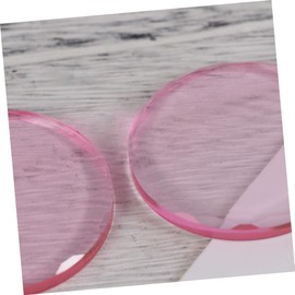 FOMIYES 5pcs Glass Gasket for Lash Extensions Glue Pad for Eyelash Application Crystal Tool for Grafting Glue for Beauty Salon and Personal Use