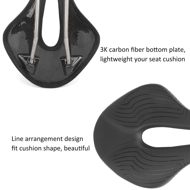 GUB Ultra Light Microfiber Leather Hollow Saddle for Outdoor Road