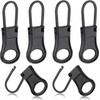 6pcs Replacement Zipper Pull Detachable Zipper Pull Tabs Metal Extender