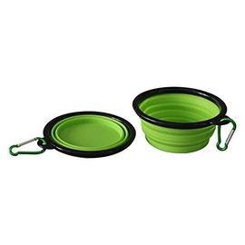 Fancy Pets Plato Plegable para Viaje Tamaño Chico para Perro y/o Gato, Varios Colores