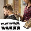 10-Piece Clipper Guard Set, Black Professional Clipper Guard Set Compatible