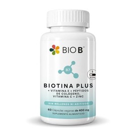 BIO B | Biotina Plus | 60 cápsulas veganas