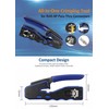 RJ45 Crimp Tool, Pass Through Ethernet Crimping Tool for Cat5,