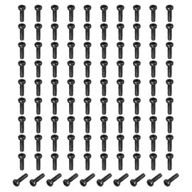PATIKIL M2-0.4x9mm Button Head Socket Cap Bolts Screws, 100 Pcs 10.9 Grade Alloy Steel Hex Socket Cap Screws Hex Drive Full Machine Thread for Car Bike Ship Assembly Accessories