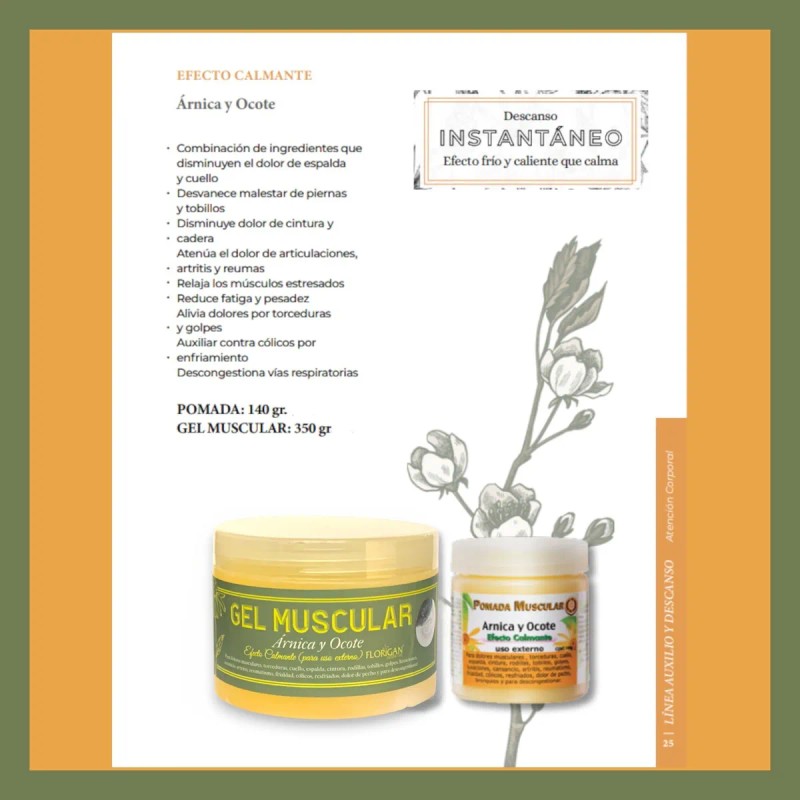 Kit Pomada Y Gel De Árnica Y Ocote Florigan