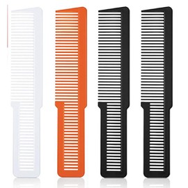 Barber Combs Stylist Comb,4 Pcs Flat Top Combs Flat Top Clippers Flat Top Stylist Combs Square Back Barber Cutting Combs for Creating Styling Hair Cuts