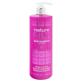 abril et nature - Nature Frizz Bain Shampoo - Keratin Hair Shampoo - 1000 ml - Powerful Anti Frizz - Contains Pro Vitamin B5 - Anti Frizz Shampoo - Vegan Product