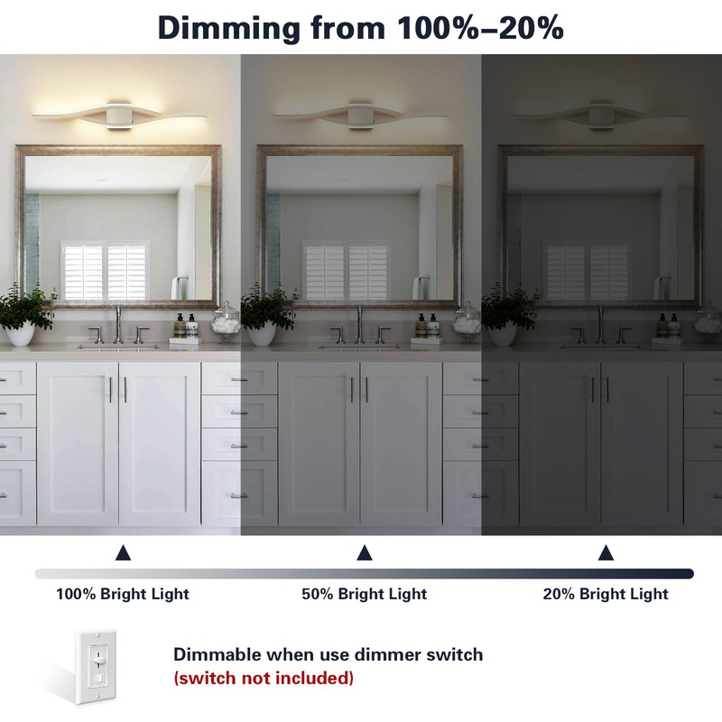 Joossnwell Bathroom Vanity Light Modern Bathroom Lighting Fixture Over Mirror