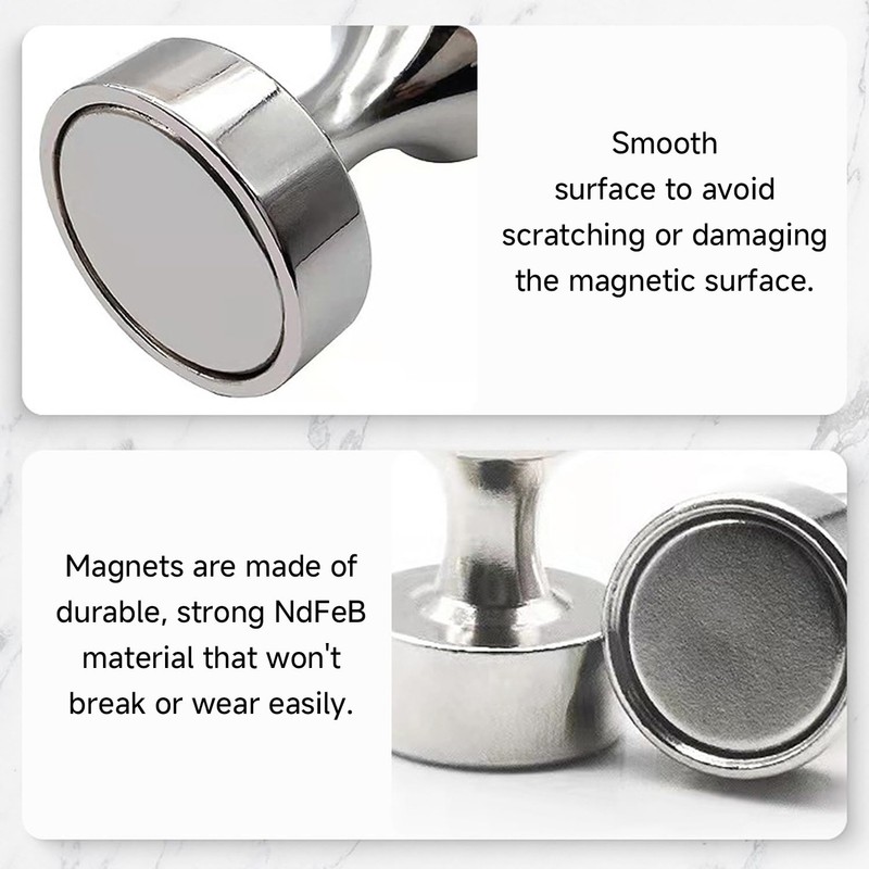 Pack of 20 Magnets, Strong Fridge Magnets, Neodymium Magnets, Whiteboard