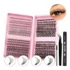 Kit Pestañas Maquillaje Diy Extension 8-16mm 10d20d30d40d