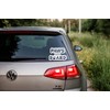 Hatcherabilia Paws On Board Pet Funny Car Decals - Cat