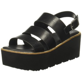 Dirty Laundry by Chinese Laundry Women's Platform Sandal Wedge, Black, 8
