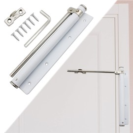 TTZEZE Heavy Duty Automatic Screen Door Closer - Safety Spring for Storm Door, Steel With Adjustable Closing Speed, Smooth and Quiet for Hinge Door