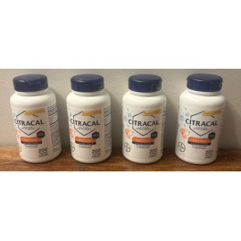 Citracal 4 Packs, Citracal Petites + D3 Calcium Citrate - 200 Coated Caplets Exp. 09/2027