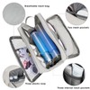 WANDF Toiletry Bag Water-Resistant Nylon Travel Wash Bag Lightweight Dopp