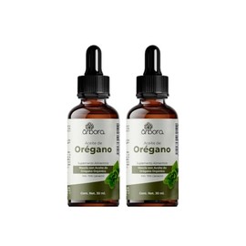 Árbora 2 Pack Aceite de Orégano con Oliva Prensado en Frío | Mínimo 70% Carvacrol | Listo para Consumirse | Importado con Certificado de Cromatografía de Gases: Origanum Vulgare | 30ml