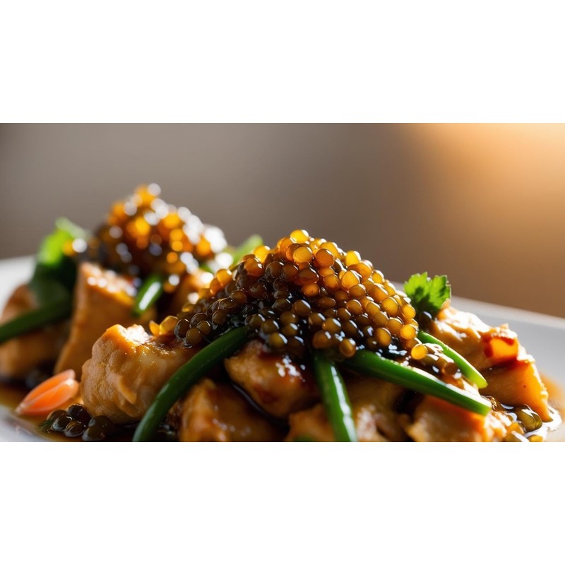 Soy Sauce Caviar Spheres – Gourmet Soy Pearls for Sushi,