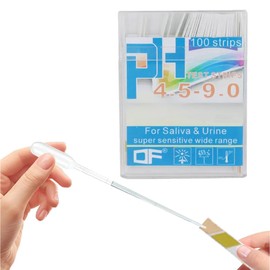 HAUUFENN pH Test Paper, pH 4.5-9.0, Lithomas Test Paper, Lithomas Paper, Urine Test Paper, pH Measurement, Uric Acid Measurement Kit, For Checking Water, Soil, Saliva, Acid, Alkaline